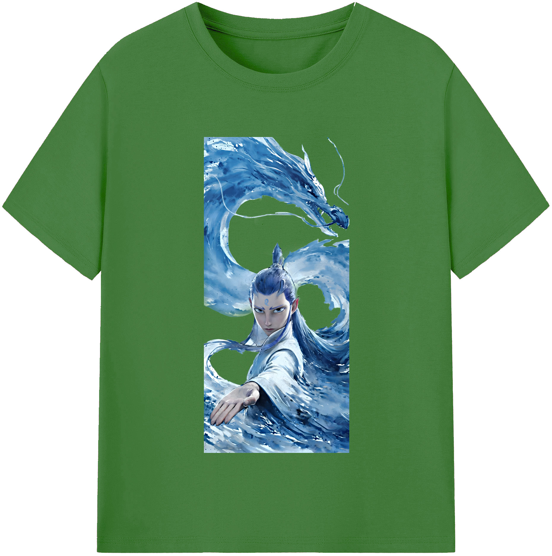 （画像用） Ne Zha 2 ナタ 魔童の大暴れ レディースカジュアルプリントTシャツ（綿100％）